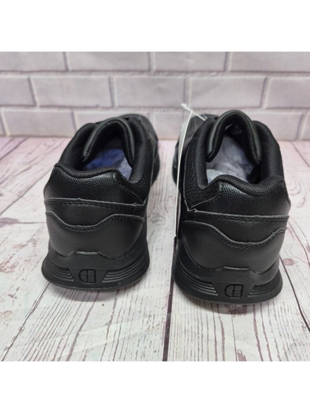 Shoes For Crews Womens Entree II Black Slip Resistant Slip-On Sneakers 7.5~ NEW - Picture 4 of 9